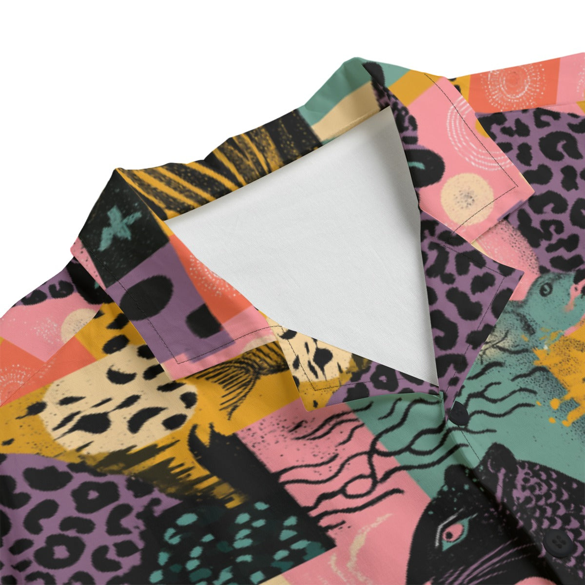 TARARATATA Men's Hawaiian Shirt With Button Closure |115GSM Cotton poplin