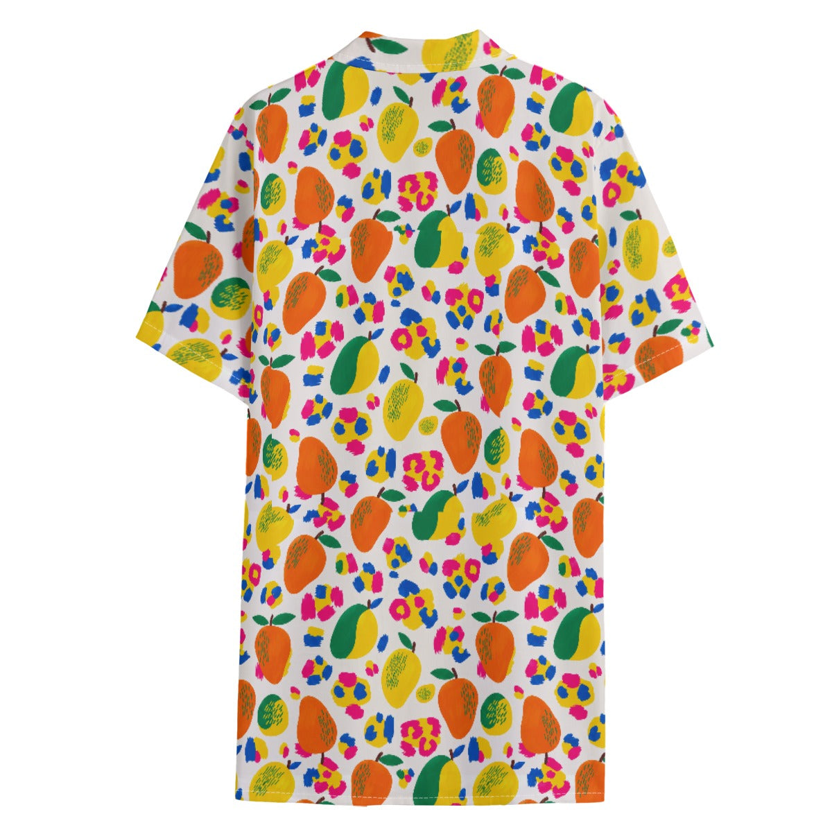 All-Over Print Men's Hawaiian Shirt With Button Closure |115GSM Cotton poplin