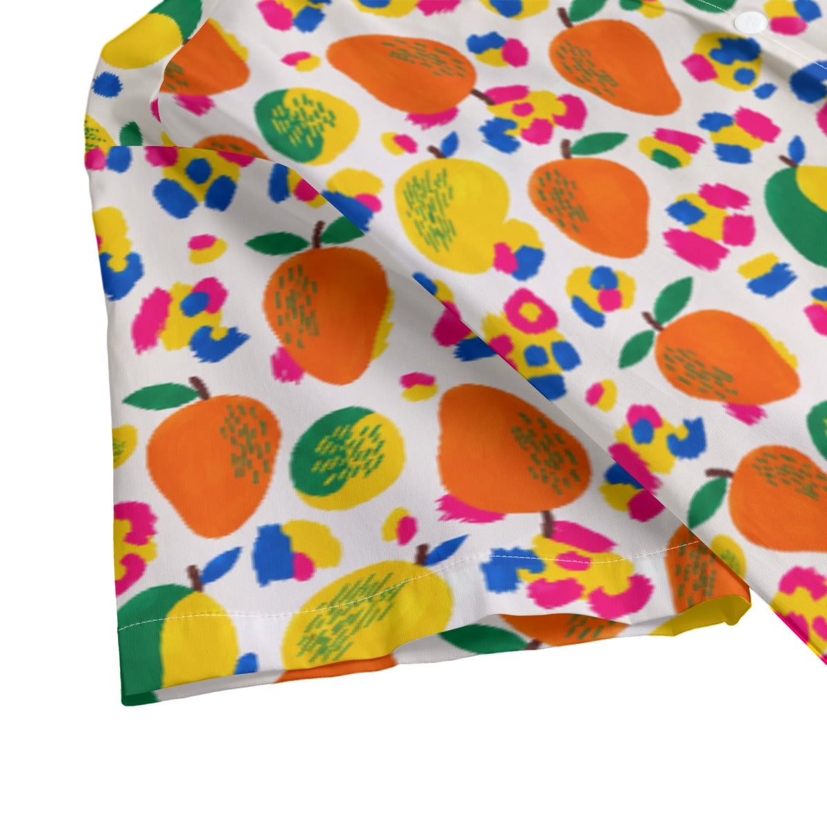 All-Over Print Men's Hawaiian Shirt With Button Closure |115GSM Cotton poplin