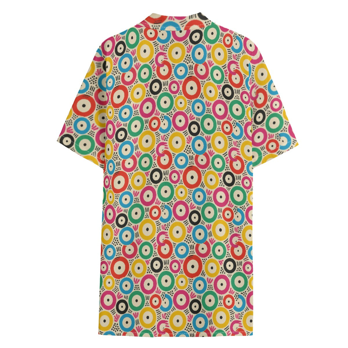 TARARATATA Hawaiian Shirt With Button Closure |115GSM Cotton poplin