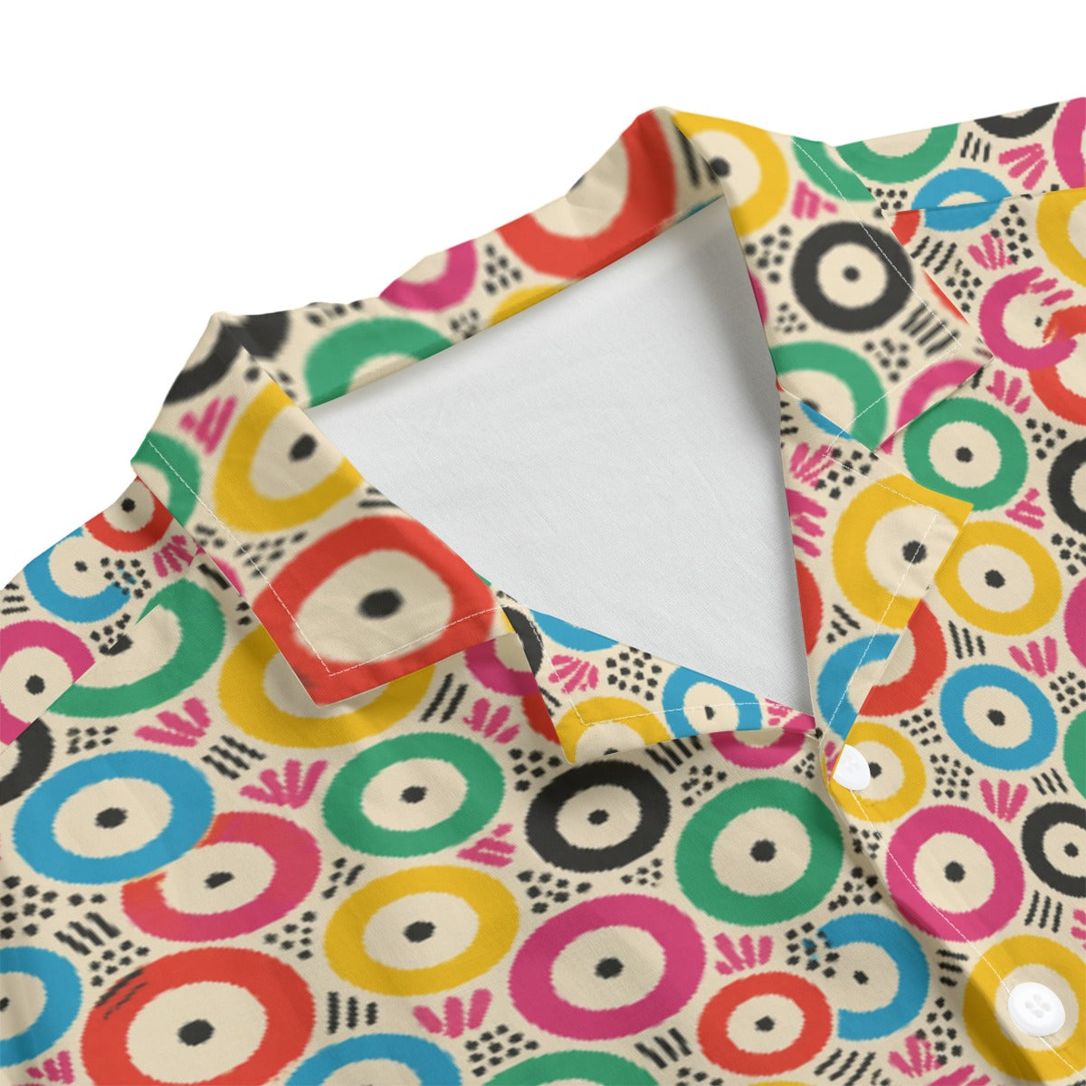 TARARATATA Hawaiian Shirt With Button Closure |115GSM Cotton poplin